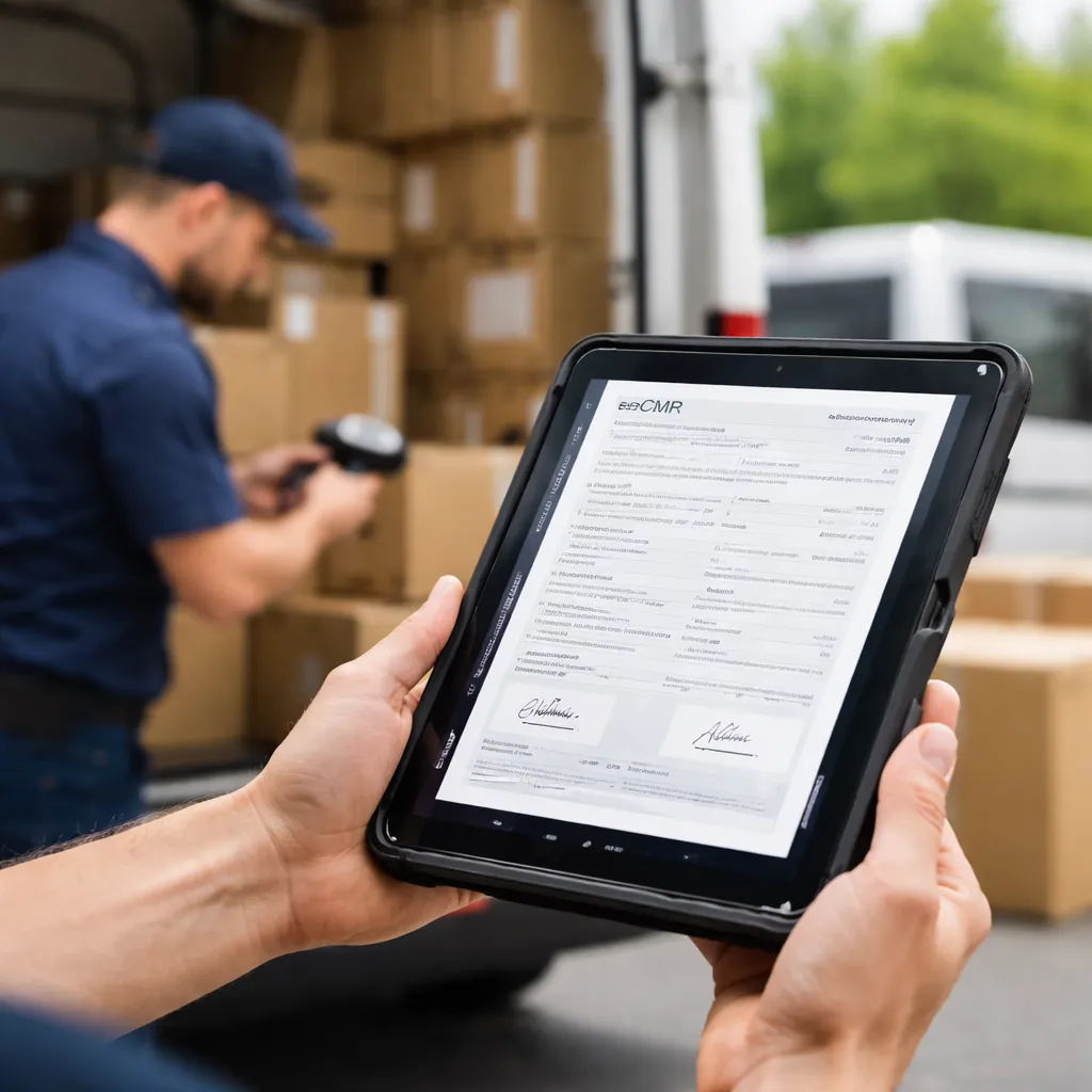 eCMR module - transport management software